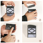 Luminaria Solar Arandela Spot Balizador Parede Kit 4 Uni Led