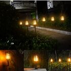 Luminaria Solar Arandela Tocha Fogo Jardim Espeto 3 Em 1 Luz