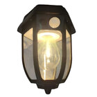 Luminaria Solar Arandela Vintage Colonial Led Filamento Senso