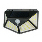 Luminaria Solar Arandelas Parede Sensor Movimento 100 Leds 3