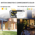 Luminaria Solar Bionc Sensor Presença Movimento Spot Led Bran