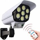 Luminaria Solar Camera Falsa Controle Sensor Kit 4 Und Led