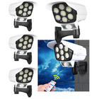 Luminaria Solar Camera Falsa Controle Sensor Kit 4 Und Led