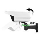 Luminaria Solar Camera Falsa Kit 3 Uni Sensor De Movimento Po