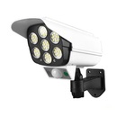 Luminaria Solar Camera Falsa Sensor Presença Kit 12 Uni 77 Le