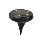 Luminária Solar Espeto Jardiim Sensor De Proximidade 2 Funões