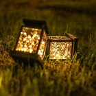 Luminaria Solar Kit 2 Unidades Led Decorativo Varanda Casa Qu