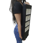 Luminaria Solar Led 800w Poste Refletor Sensor Movimento Pres