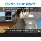 Luminária Solar Led Para Teto 36w Luz Branca Fria 6000k Plafo