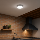 Luminária Solar Led Para Teto 36w Luz Branca Fria 6000k Plafo