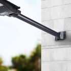 Luminaria Solar Led Poste 500w Kit Suporte Refletor Sensor Mo