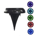 Luminaria Solar Led Rgb 2 Unidades Grama Spot E Balizador Col