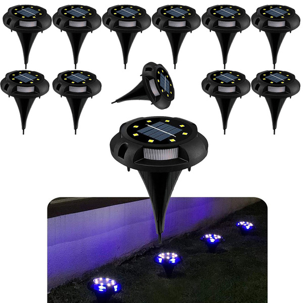 Luminaria Solar Led Spot 12 Und Jardim Quintal Grama Decoraça