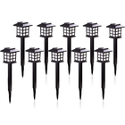 Luminaria Solar Oriental Espeto Energia Kit 10 Uni Jardim Ilu