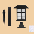 Luminaria Solar Oriental Kit 4 Uni Refletor Iluminaçao Led Ja