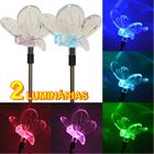 Luminária Solar Para Jardim Em Pvc Abelha 1381 2 Peças - Abel