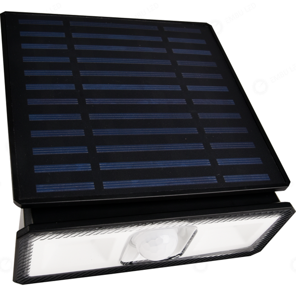Luminária Solar Parede Arandela Externa Com Sensor De Presenç