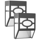 Luminaria Solar Parede Arandela Spot Balizador Kit 4 Uni Luz