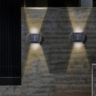 Luminaria Solar Parede Balizador Led Spot Iluminaçao Quintal