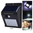 Luminária Solar Parede Jardim Externa 30 Leds