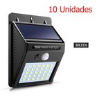 Luminaria Solar Parede Lampada 30 Leds Sensor De Movimento En