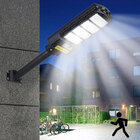 Luminaria Solar Poste 600w Led Kit Suporte Haste Refletor Sen