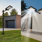 Luminaria Solar Poste 600w Refletor Led Luminaria Publica Hol