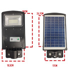 Luminaria Solar Poste 60w Led Controle Rua E Sensor De Movime