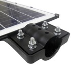Luminaria Solar Poste Com Suporte Placa Completa Led 200w Sen