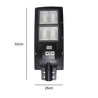 Luminaria Solar Poste Com Suporte Placa Completa Led 200w Sen