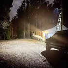 Luminaria Solar Poste Refletor 360 Leds Luz Sensor Movimento