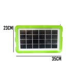 Luminaria Solar Radio Luz De Emergencia Fm Lanterna Usb  Lamp