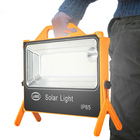 Luminaria Solar Refletor 50w Painel Placa Portatil Carrega Ce