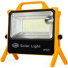 Luminaria Solar Refletor Portatil 100w Painel Placa Carrega C