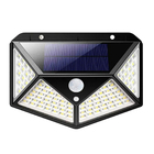 Luminaria Solar Sensor Presença Detecta Movimento 100 Leds