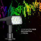 Luminária Solar Spot Espeto Jardim 200 Lumens Decoração Exter
