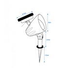 Luminária Solar Spot Led Em Abs 10 Lúmens 6000k 2 Peças - Eco