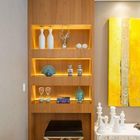 Luminária/spot De Led Quadrada Para Móveis Luz Branca Quente