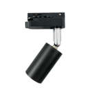 Luminaria Spot Dicroica Para Trilho Base Gu10 Corpo Aluminio Preto Luminatti