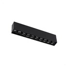 Luminaria Spot Led Sobrepor 20w 10 Focos Preto Luz Quente 300