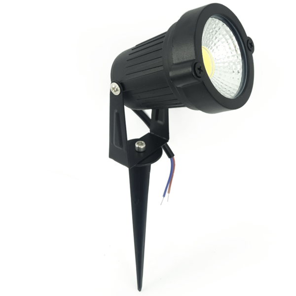 Luminária Spot Luz Led De Alto Brilho 7w Com Espeto Para Jard