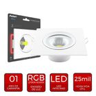 Luminaria Spot Neo Led Quadrado 5w Rgb Inteligente Smart Wifi