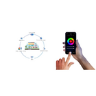 Luminaria Spot Neo Led Quadrado 5w Rgb Inteligente Smart Wifi