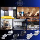 Luminaria Spot P/ Led Direcionavel Articulado Em Aluminio