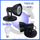 Luminaria Spot P/ Led Direcionavel Articulado Em Aluminio