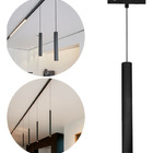 Luminaria Spot Pendente Tubinho Para Trilho Magnético 30cm