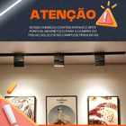 Luminária Spot Pontual Direcionável 10w Trilho Magnético Bran