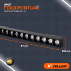 Luminária Spot Pontual Smd Fixa 30w P/ Trilho Magnético 48v