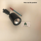 Luminária Spot Preto Para Trilho Eletrificado Branco Quente 1