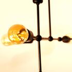 Luminária Sputnik Gun Industrial 6 Hastes Assimetrico Soq: E2